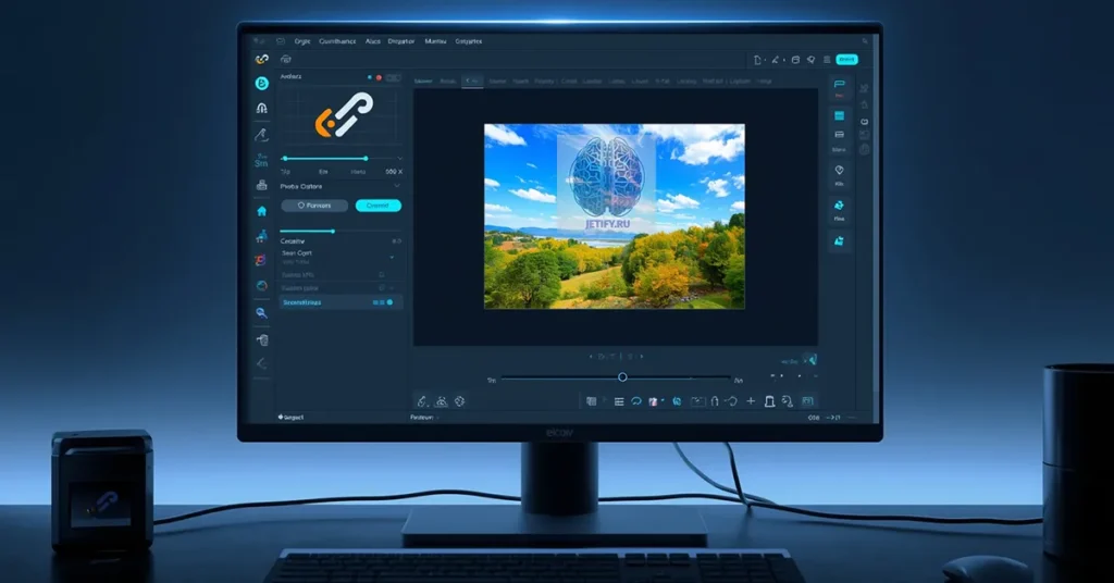 Интерфейс нейросети для генерации изображений